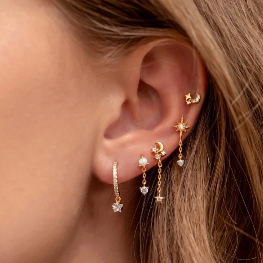Multi Earrings Set - Picture 2 of 6